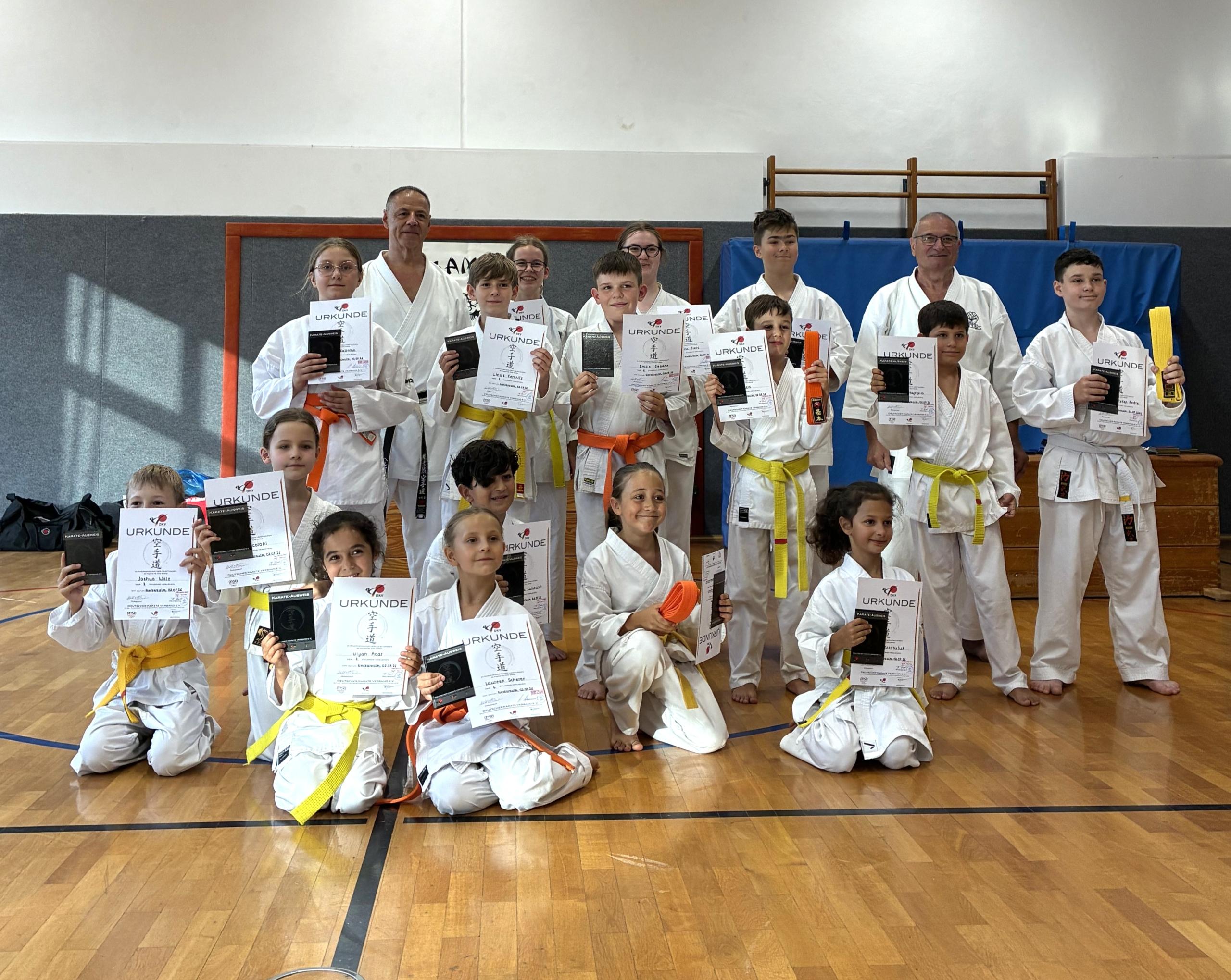 Kyu-Prüfung der Kinder am 2.7.2026 - Gruppe 1